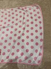 Garanimals White Pink Polka Dot Giraffe Baby Security Blanket Lovey