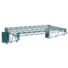 14  X 24  Wall Mount Green Epoxy Wire Shelf Rack Commercial Restaurant Pot Nsf
