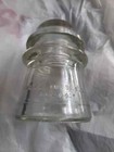 Vintage Hemingray Clear Glass Insulator 10-44 Made In Usa