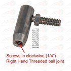 Ball Joint  right-hand Thread   Silver For Hoffman Press Machine Model X    X16 