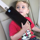 Coolbebe Seat Belt Pillow For Kids  Extra Soft Large  pack Of 1   Black 