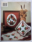 Plaid Punch Embroidery Booklet With Iron-on Transfer Patterns - Rugs Pillows Etc