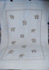 Pottery Barn Kids Baby Quilt Pillow Wall Hangings Sheep Set Organic Discontinued