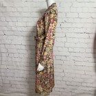 Vintage D   allaird   s Women   s Dress 12 Floral Collar Button Long Sleeve Belt