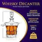 Nutrichef Home Bar Whiskey Decanter Glass Liquor For Brandy  Wine Whisky More