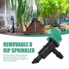 60 Pieces 4gph Removable Drip Sprinkler Irrigation Drip Emitter Garden Flag3863