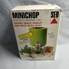 Seb Vintage Minichop Electric Food Processor chopper  france  1985 Works Great