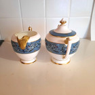 Ralph Lauren  annalia  By Wedgwood Creamer And Lidded Sugar England -1990 s Vguc