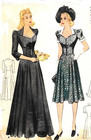 1940 s Vintage Mccall 3568 Misses   Dinner Dress Or Short Size 20 Bust 38 Rare