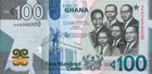 Ghana 100 Cedis 2022 P 50 Unc