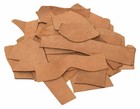 1 Lb Scraps Full Grain Leather Tooling Crafts Cowhide 5 6 Oz  2mm  Tobacco Brown