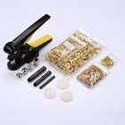Grommet Tool Kit  0  2  4 Hole Puncher   1 2  3 8  7 32  Eyelets Washers 900 Pcs