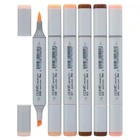 Copic Sketch  Alcohol Markers  6pc Set  Skin Tone Edition  discontinued In 2020 