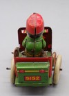 Vintage Japanese Kuramochi Shoten Crazy Car Alps Tin Toy Wind Up Japan Rare    