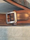 Vintage Leather Holster Cartridge Belt George Lawrence Size 38 Model 79 Medium
