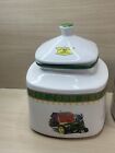 John Deer Gibson 1935 John Deere Model B W lids Cookie Canister Jars Set Of 3