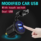 Motorcycle Cigarette Lighter Socket Usb Fast Charging Power Adapter Waterproof