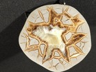 Lighting Like Pattern  Polished Septarian Nodule Slab With Stand From Utah 292gr