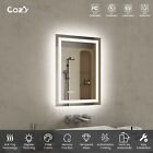 20x28   Led Bathroom Mirror Wall Vanity Mirror Dimmable Anti-fog Tempered Glass