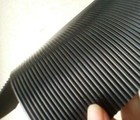 Rib Rubber Matting Black  1 8 Thk X 36 wide X 5 Ft Long Free Shipping 