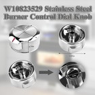 Burner Oven Range Control Knob For Whirlpool Kitchenaid W10823529 W11156487 New