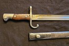 M1909 Argentine Mauser Bayonet With  Matching Numbers And Intact Crest