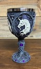Unicorn Goblet  Cup 7 3 8  Tall Resin With Stainless Steel Insert