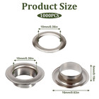 1000pcs Grommets Eyelets 3 8 Inch Metal Washers And Grommets Kit For Grommet