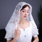 Lace Catholic Veil  Lightweight Breathable Church Chapel Veil For Wedding