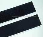 5 Yards 1  Black Self Adhesive Hook   Loop Tape Fastener Bav25