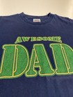 Vintage Awesome Dad T Shirt Sz Xl Novelty Fathers Day 90s