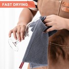 Kitchen Towels 12x12 Dark Grey 100  Cotton 6 Pack Kitchen Towel Set Online