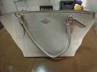  nwt  Coach F57526 Imchk Ava Tote In Crossgrain Leather - New With Tag