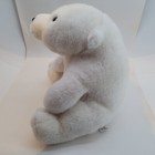 Vintage Coca Cola Polar Teddy Bear With Plasruc Coke Button Plush 1993 Large