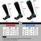 3 Pair 20-30mmhg Graduated Support For Women   Men High Solid Compression Socks