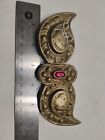 Huge 6  Antique Ottoman Turkish Brass Belt Buckle - 136g