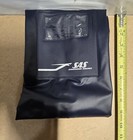 Nos Vintage Sas Logo Scandinavian Airlines Blue Carry-on Vinyl Suit Jacket Bag 