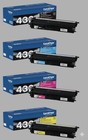 Genuine Brother Tn433 High Yield Toner Set Bk c m y Hl-l8360cdw Mfc-l8900cdw