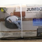 Jumbo Lounger Bean Bag Home Chair Gray