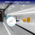 Led Under Cabinet Kitchen Strip Lights Plug In Lighting Tape Counter Shelf Desk