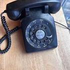 Vintage Black Rotary Phone Western Electric Bell