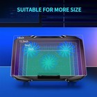 Laptop Cooling Pad Laptop Cooler Big 3 Fans For 10-15 6 Inch 5 Height Adjustable