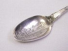 Antique Sterling Old Mission Los Angeles Cal Yosemite Falls Souvenir Spoon 26 4g