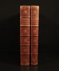 C1878 Cassell s National Portrait Gallery Antique History Book Fine Binding 2vol