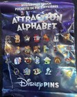 Disney A-2-z Mystery Pin Set 2026 Attraction Alphabet Complete Set 26 Pins New
