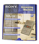 Vintage Sony Digital Telephone Answering Machine Tam-100 Works W  Owner Manual