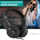6 5mm Over Ear Wired Stereo Headphones Studio Monitoring Recording Headset N0m6