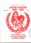 Vintage Fdc United Nations Geneva Postmark Scott  119 35th Annv  Human Rights