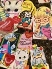 Vintage 1970   s Elementary School Valentine   s Lot- Several    to Teacher    - Used