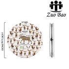 Zuo Bao Moose Lover Gift Moose Anatomy Crossbody Bag Hunting Moose Wildlife L   